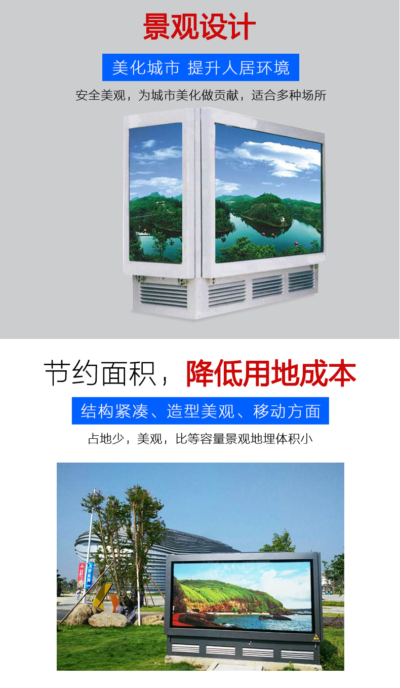 箱式变压器1000kva 地埋式箱变 户外景观变电站 成套定制-创联汇通示例图4